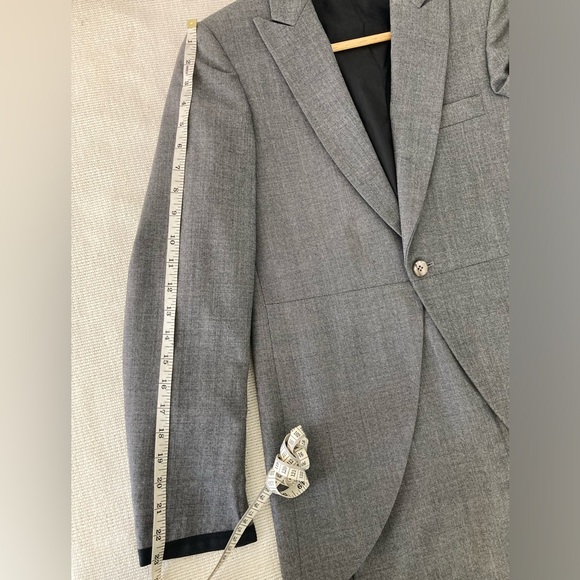 Dynasty for After Six Grey Blazer jacket with Tails - Picture 5 of 9